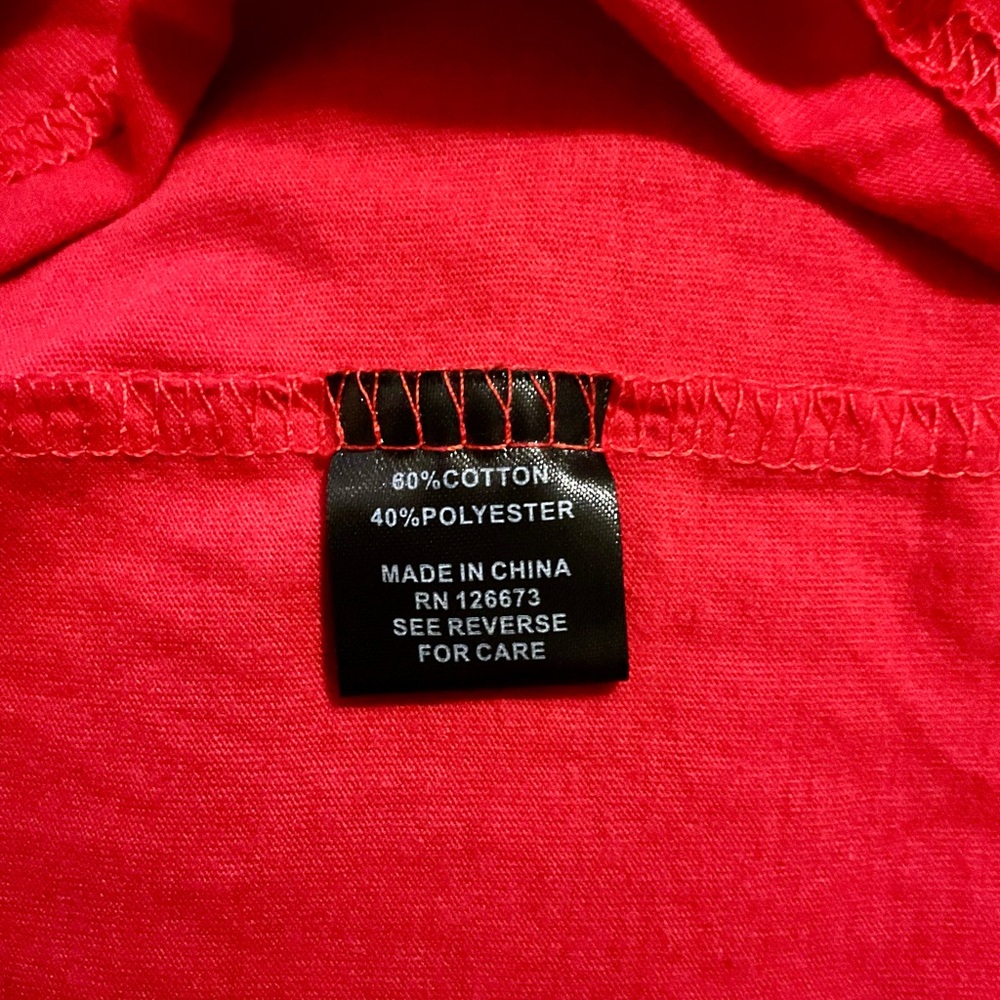 💕host pick💕 NFL San Francisco 49ers Red T-Shirt with Logo Tag - Picture 6 of 7